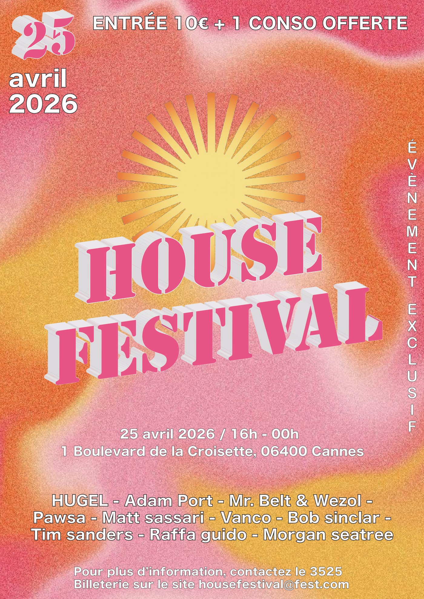 Affiche House Festival